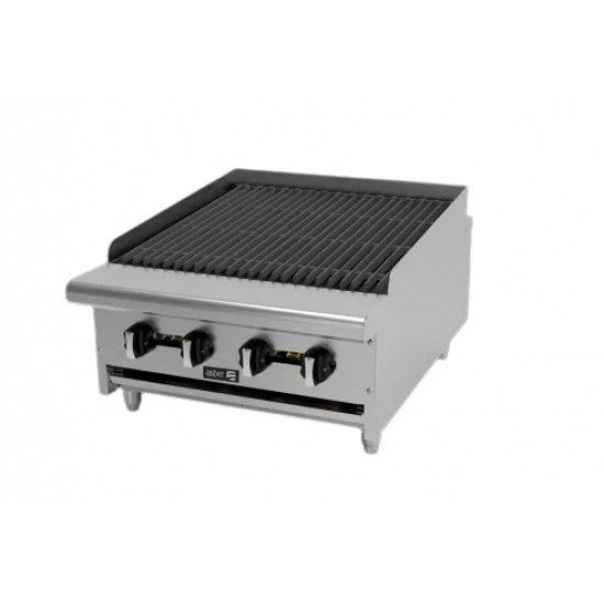 Parrilla para carnes tipo radiante de 24"