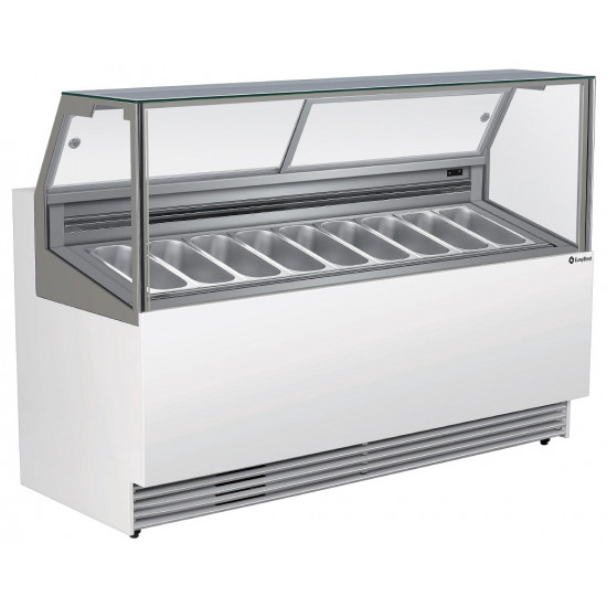 Congelador Exhibidor de Gelato 9 bandejas (Clabo)