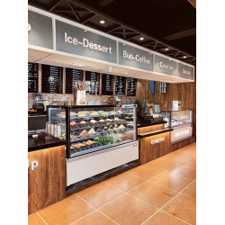 Vitrina Exhibidora Refrigerada para Pasteles 120cm (Clabo)