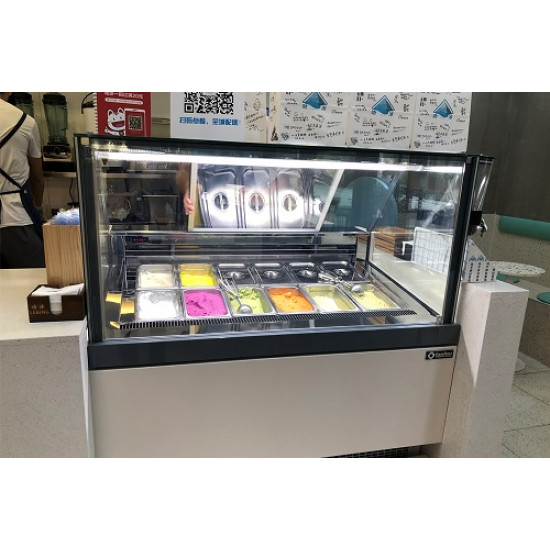 Congelador Exhibidor de Gelato 10 bandejas (Clabo)