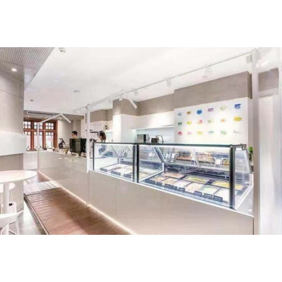 Congelador Exhibidor de Gelato 10 bandejas (Clabo)