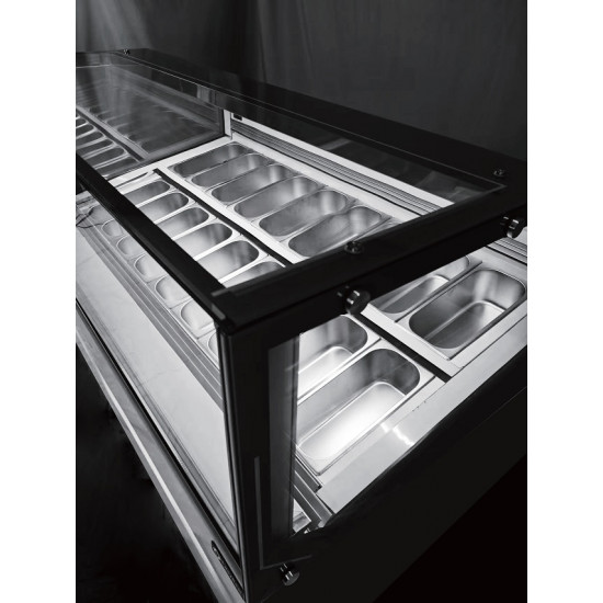 Congelador Exhibidor de Gelato desde 12 hasta 24 bandejas (Clabo)
