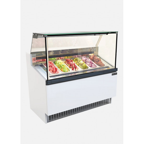 Congelador Exhibidor de Gelato 9 bandejas (Clabo)