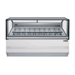 Congelador Exhibidor de Gelato desde 12 hasta 24 bandejas (Clabo)