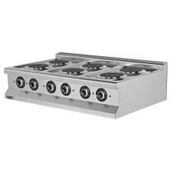 Cocina eléctrica de 6 platos (Empero)