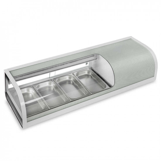 Vitrina refrigerada para sushi y tapas 4 bandejas 46" (Marchia)