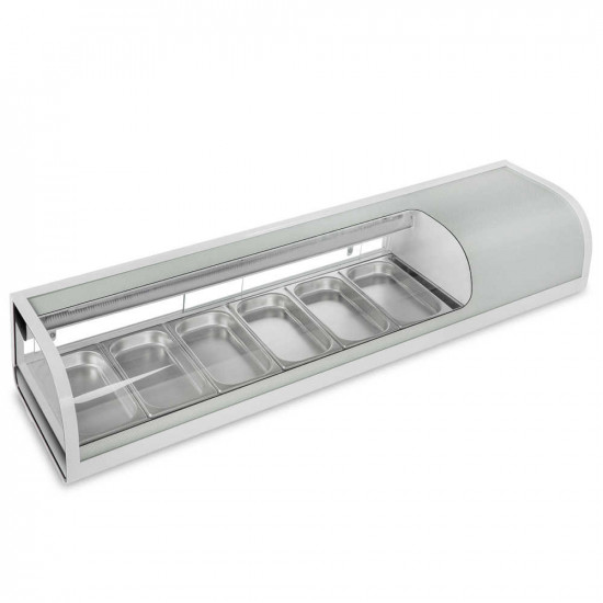 Vitrina refrigerada para sushi y tapas 6 bandejas 60" (Marchia)