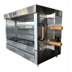 Asador de Pollos a Gas para 10 Pollos (Metal Supreme)