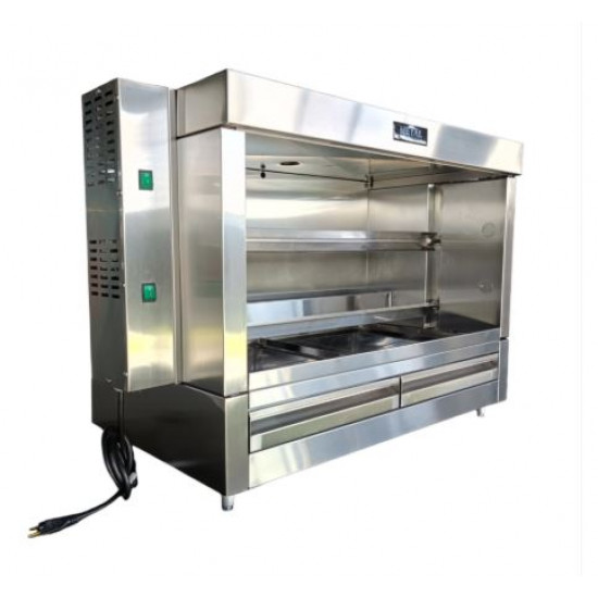 Asador de Pollos a Gas para 10 Pollos (Metal Supreme)