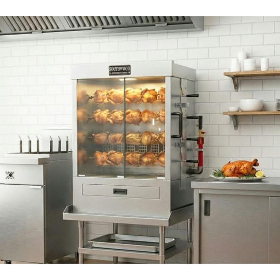 Asador rostizador de pollos a gas (15-20)