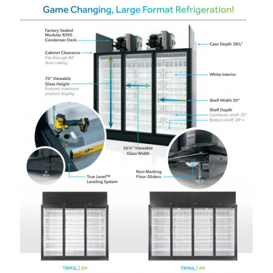 Refrigeradores para Supermercado Autocontenidas (True)
