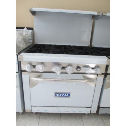 Cocina de 36" (6 Quemadores) (Royal)