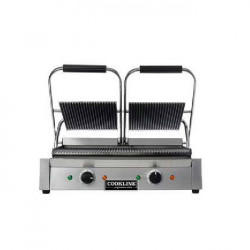 Tostadora de Sandwich Tipo Panini Doble 8"(x2) x 19"  (Cookline)