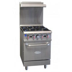 Cocina de 24" (4 Quemadores) (Serv-Ware)