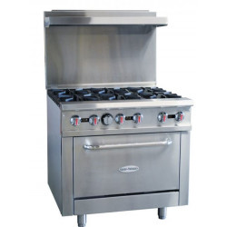 Cocina de 36" (6 Quemadores) (Serv-Ware)