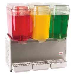 Dispensadora de jugos refrigerada de 3 tanques (Crathco)