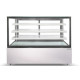 Vitrina de panadería refrigerada de vidrio recto 72" (Marchia)